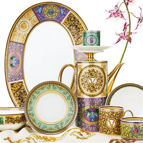 versace flash tableware.